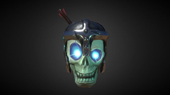 Skull Head 3D Model