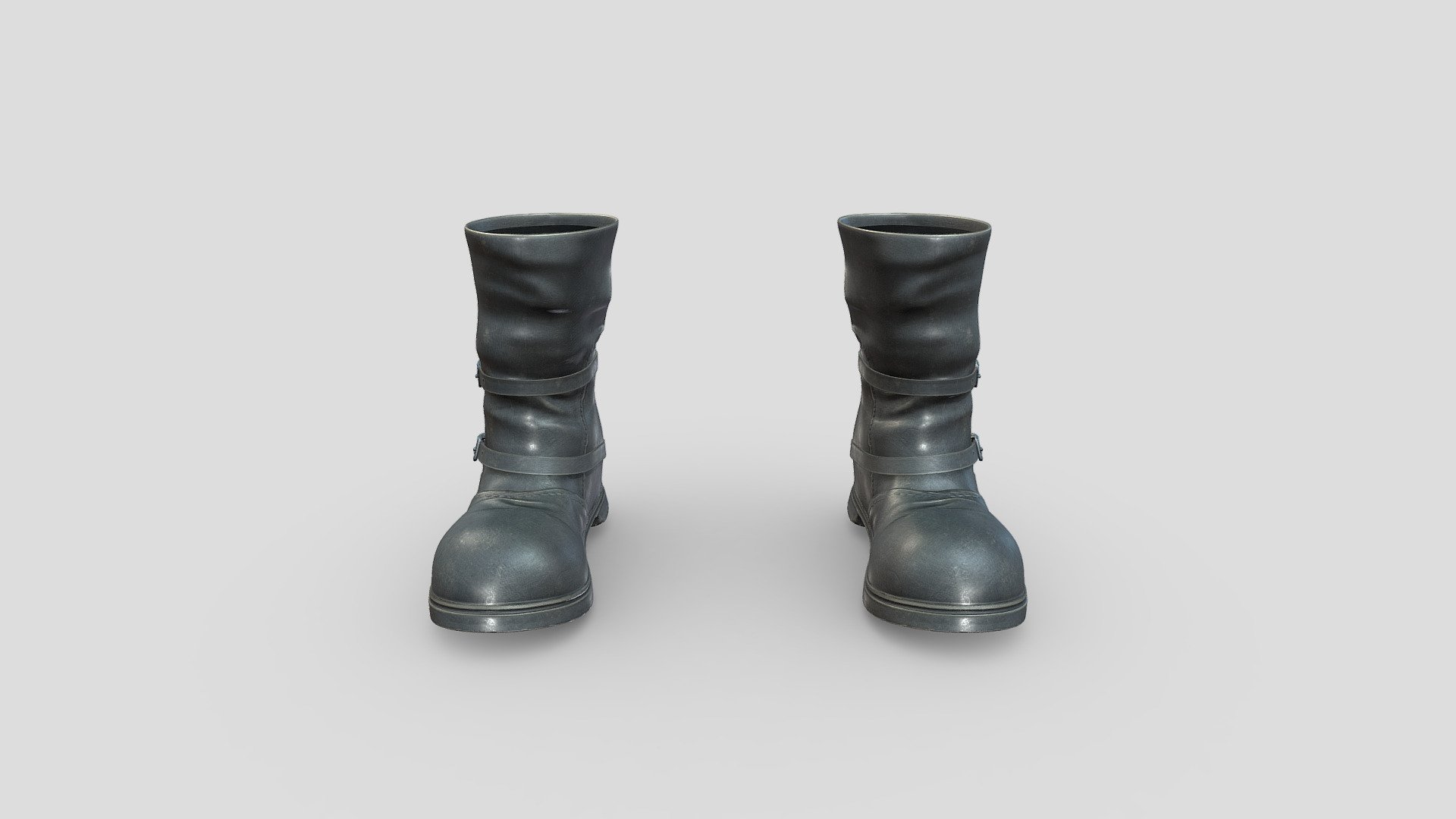 Sci-fi Black Combat Boots - Buy Royalty Free 3D model by 3dia [1d3e1a0 ...