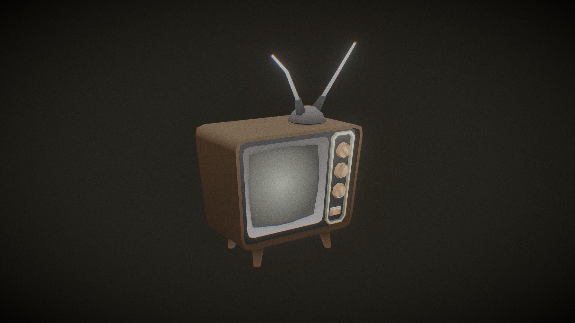 Old TV Download Free 3D model by Igor Kulikov (shuntup) [1d3e592