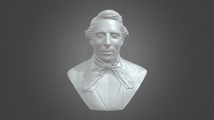 Joseph Smith Bust Final Sculpt 3D Model