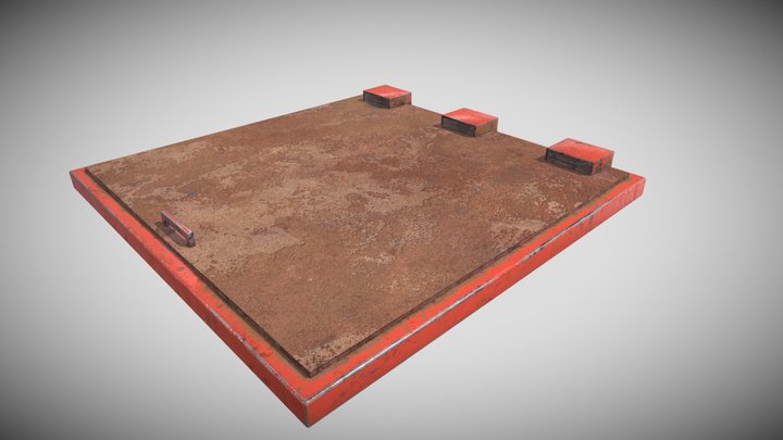old Floor Hatch 3D Model
