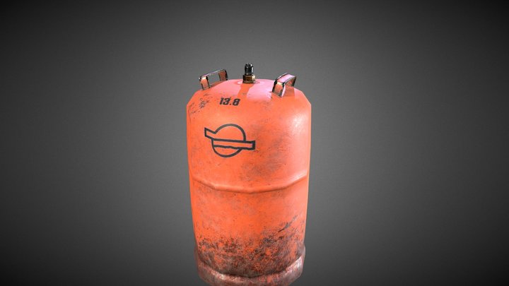 Bombona butano 3D Model