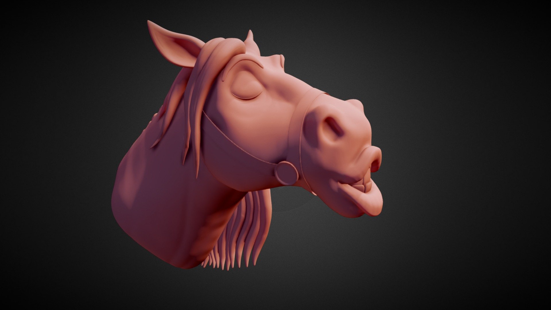 Cartoon Horse - 3D model by dsv86 (@dsv86) [1d3fe3e]