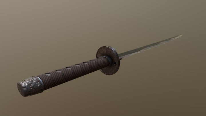 wakizashi_iron 3D Model