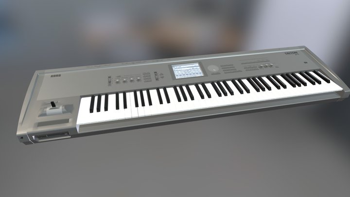 Korg Triton Pro 3D Model