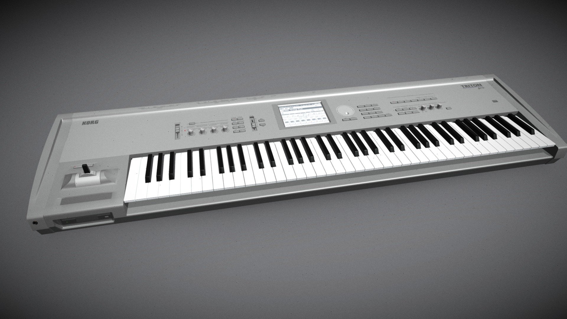 Korg Triton Pro - 3D model by Antoine (@Wazahole) [1d3ffeb]
