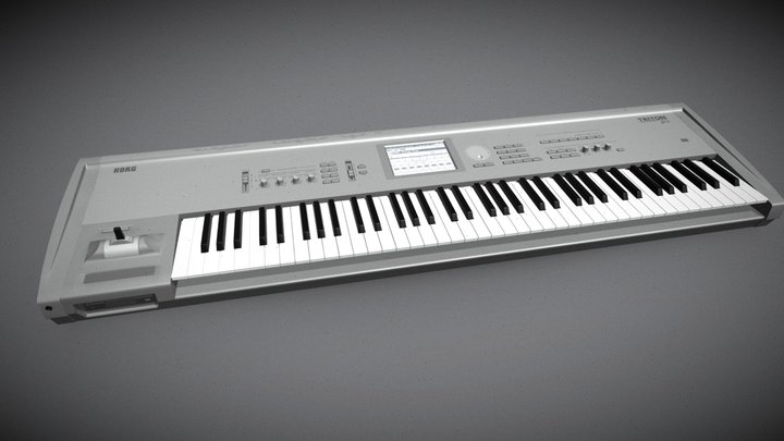 Korg Triton Pro 3D Model