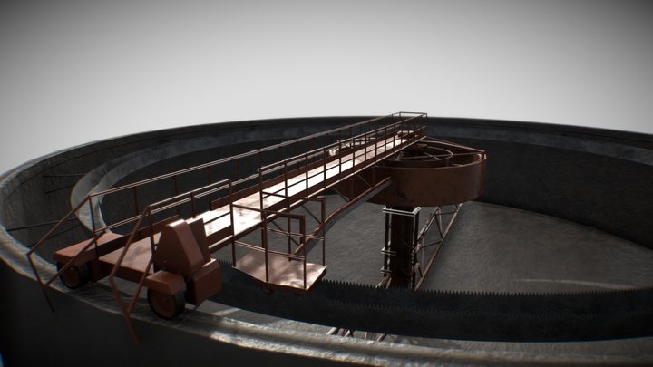 Sedimentation Tank 3D Model