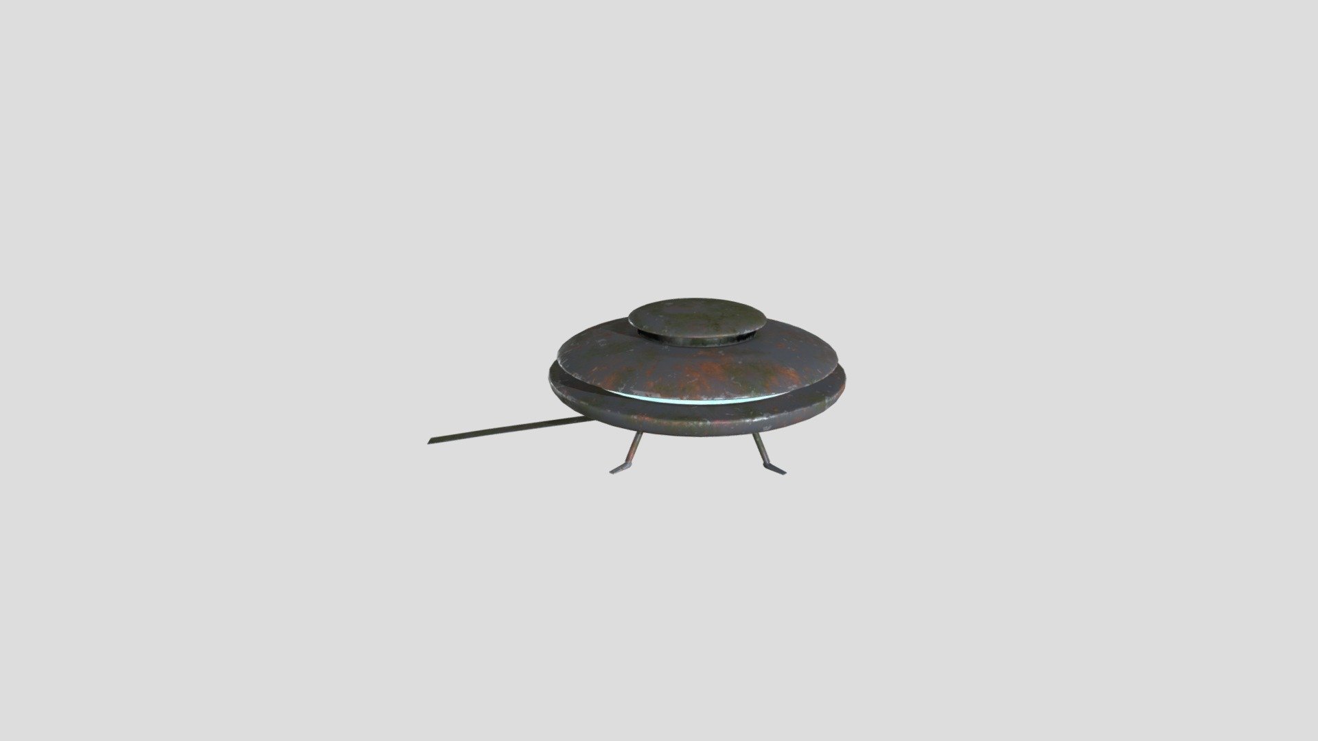 Old Flying Saucer 3D model by Nicmyers87 [1d4139d] Sketchfab