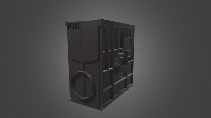 Пескоуловитель пл. GRENT Plas T DN150_200 H476 3D Model