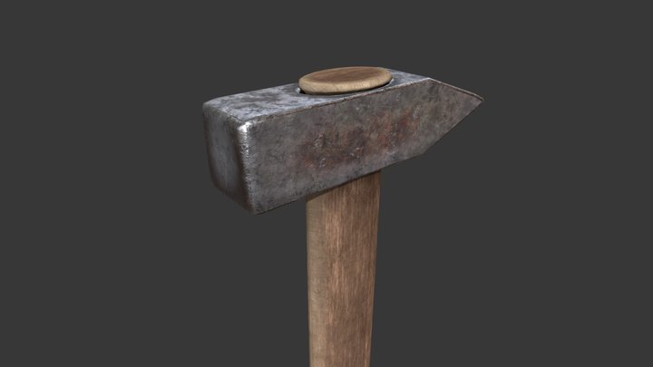 Old hammer 3D Model