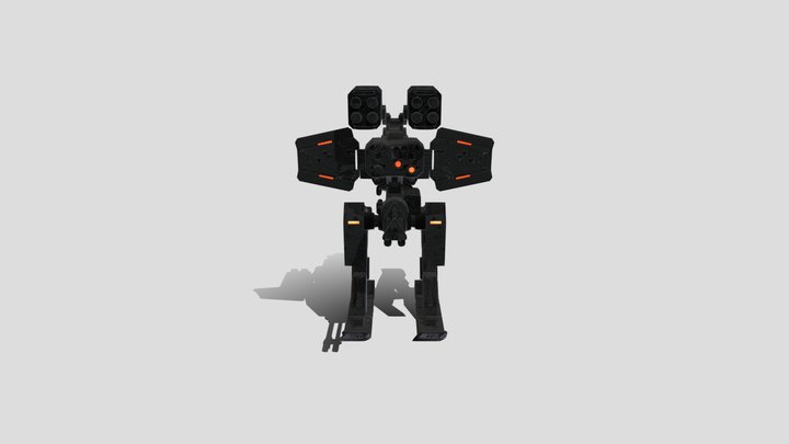 Minigun Walker 2 - C9201 – Free 3D Model STL