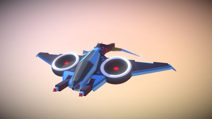 Phoenix 90 (sci-fi VTOL) 3D Model