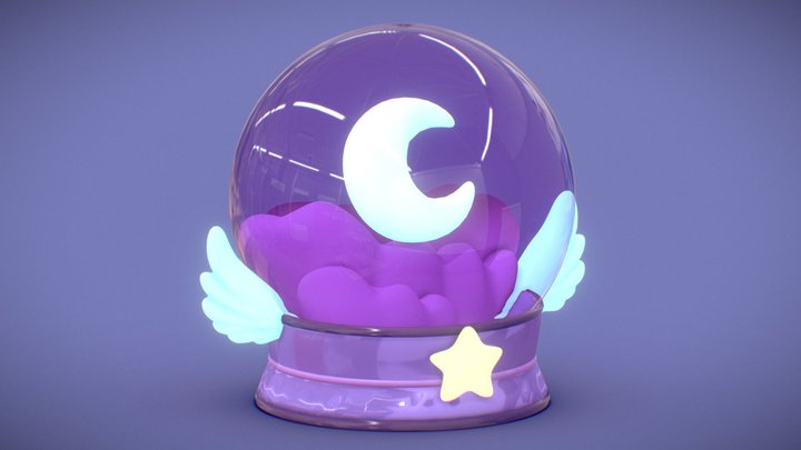 Space Globe 3D Model