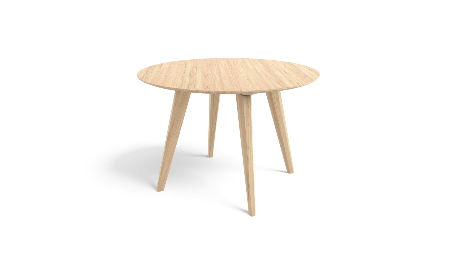 Aveiro Round Dining Table, Oak