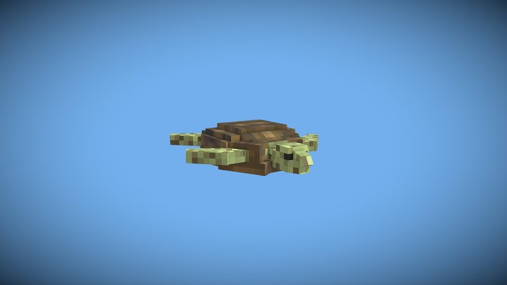 Eretmochelys imbricata | Hawksbill Sea Turtle 3D Model