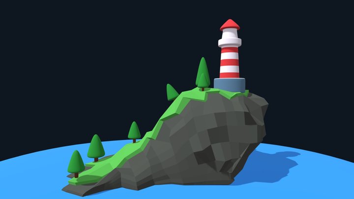 Cliff 3D Model