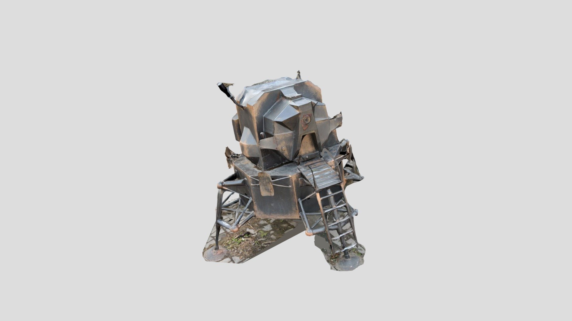 Glitchy Apollo Lunar Module