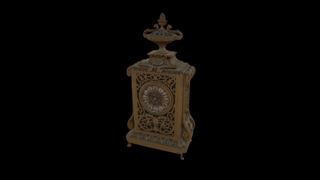 Stolove Hodiny 296201601 3D 004 2M Scaled 3D Model
