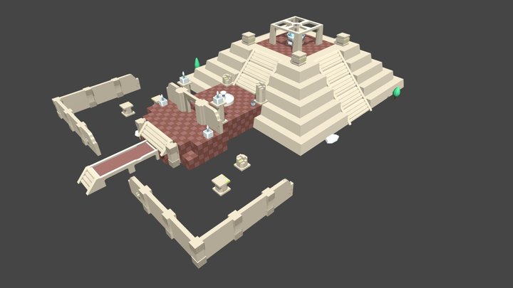 Starlight Temple 3D Model