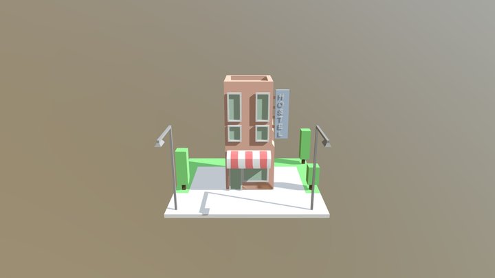 Hostel 3D Model