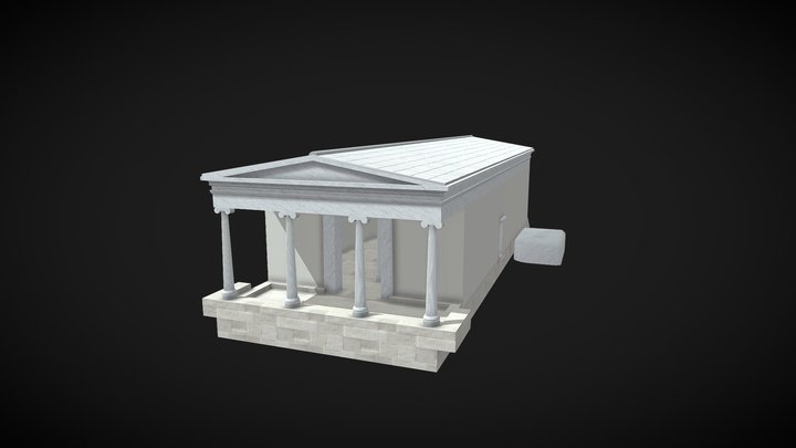 Oikos of the Naxians - Delos 3D Model
