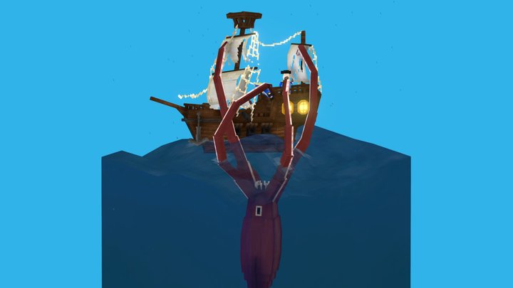 kraken 3D Model