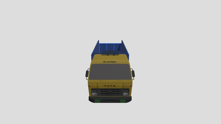 tata bangladashi truck 3D Model