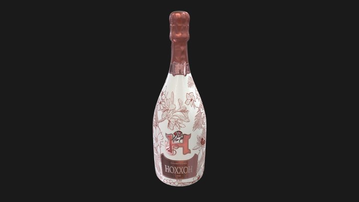 Ruby_bottle Champagne 3D Model