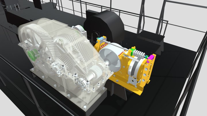 REDUTORA 3D Model