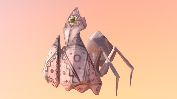 Ouvrière (Insect worker) 3D Model