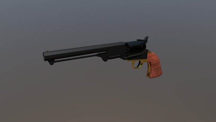 MDU115 - Colt Revolver 3D Model