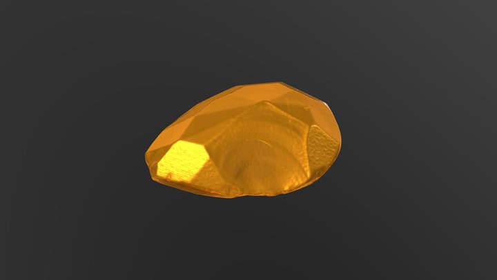 Gemstone scanned with D3D-s Model S2 3D Model