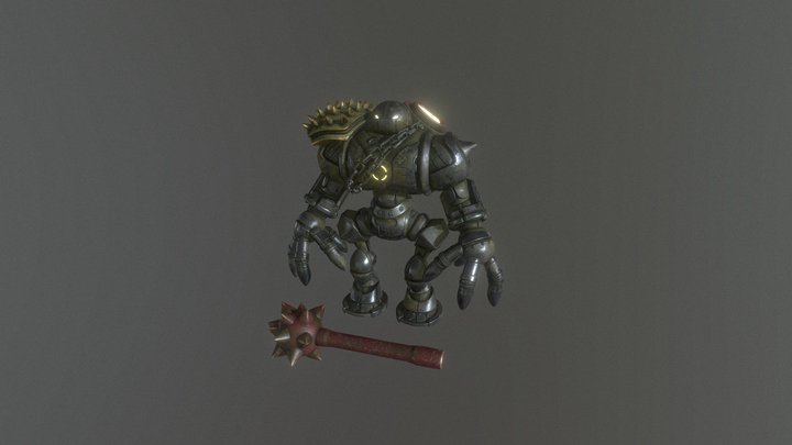 Ancient Robot 3D Model