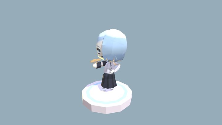 OC: Angelica - Low Poly model 3D Model