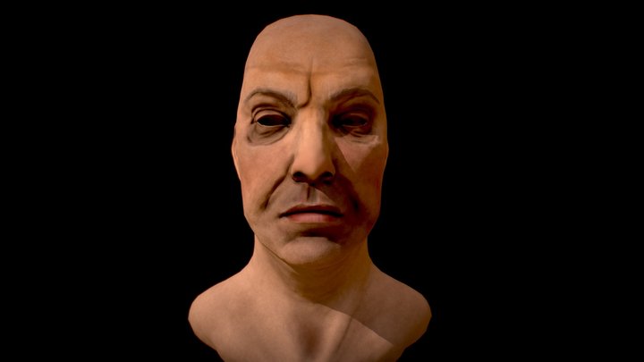 Alan Rickman WIP 3D Model