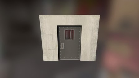 Cell Door 3D Model