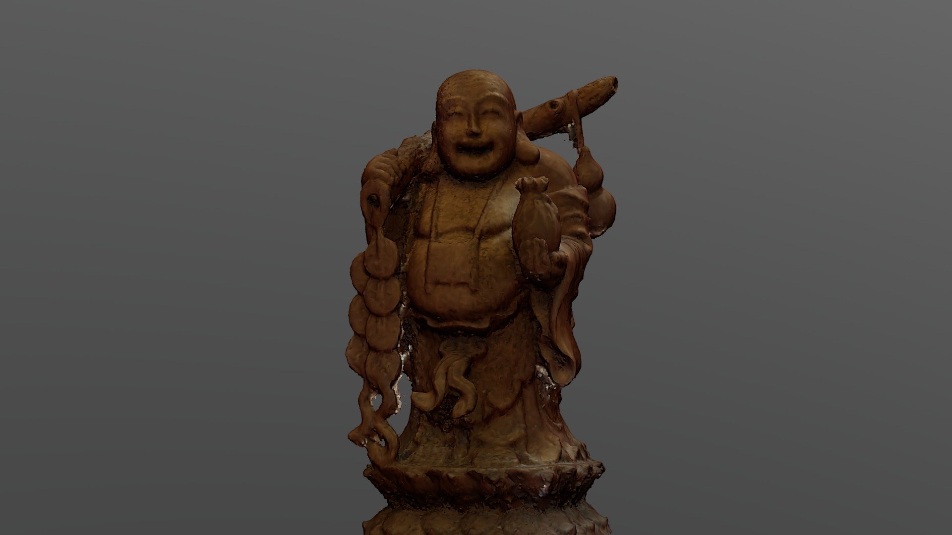 Wooden statuette (Photoscan)