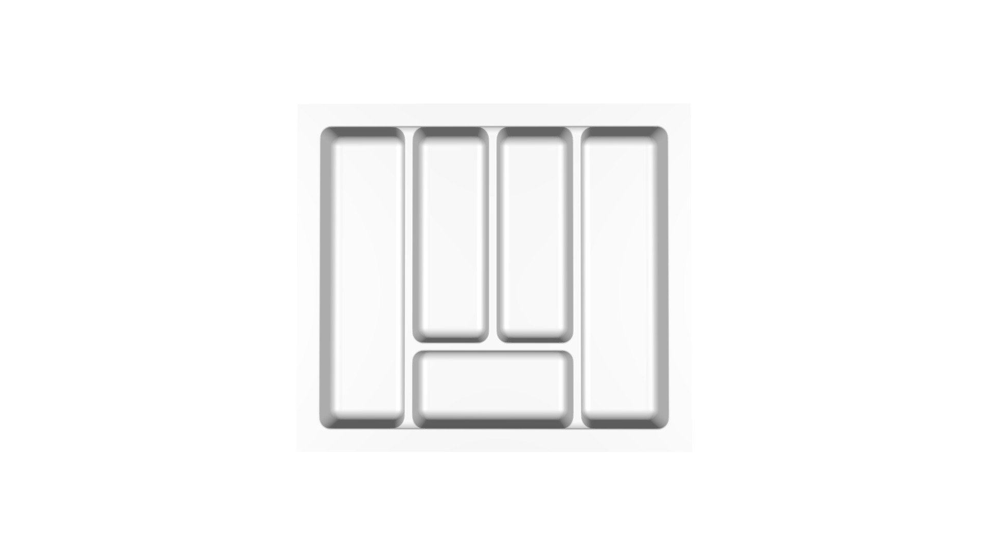 Лоток для столовых приборов Standard 500/400 бел