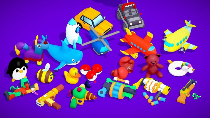Toys-Games-Packages 3D Model