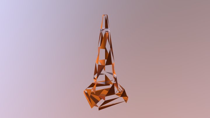 RoadWork-Cone 3D Model