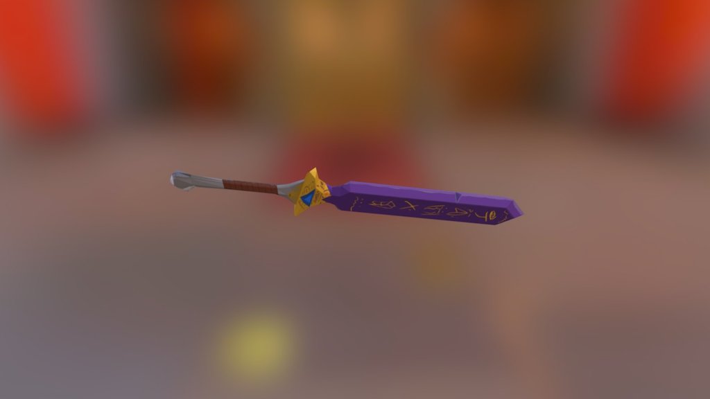 Purple bladed greatsword re2