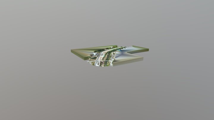 Набережная 3D Model