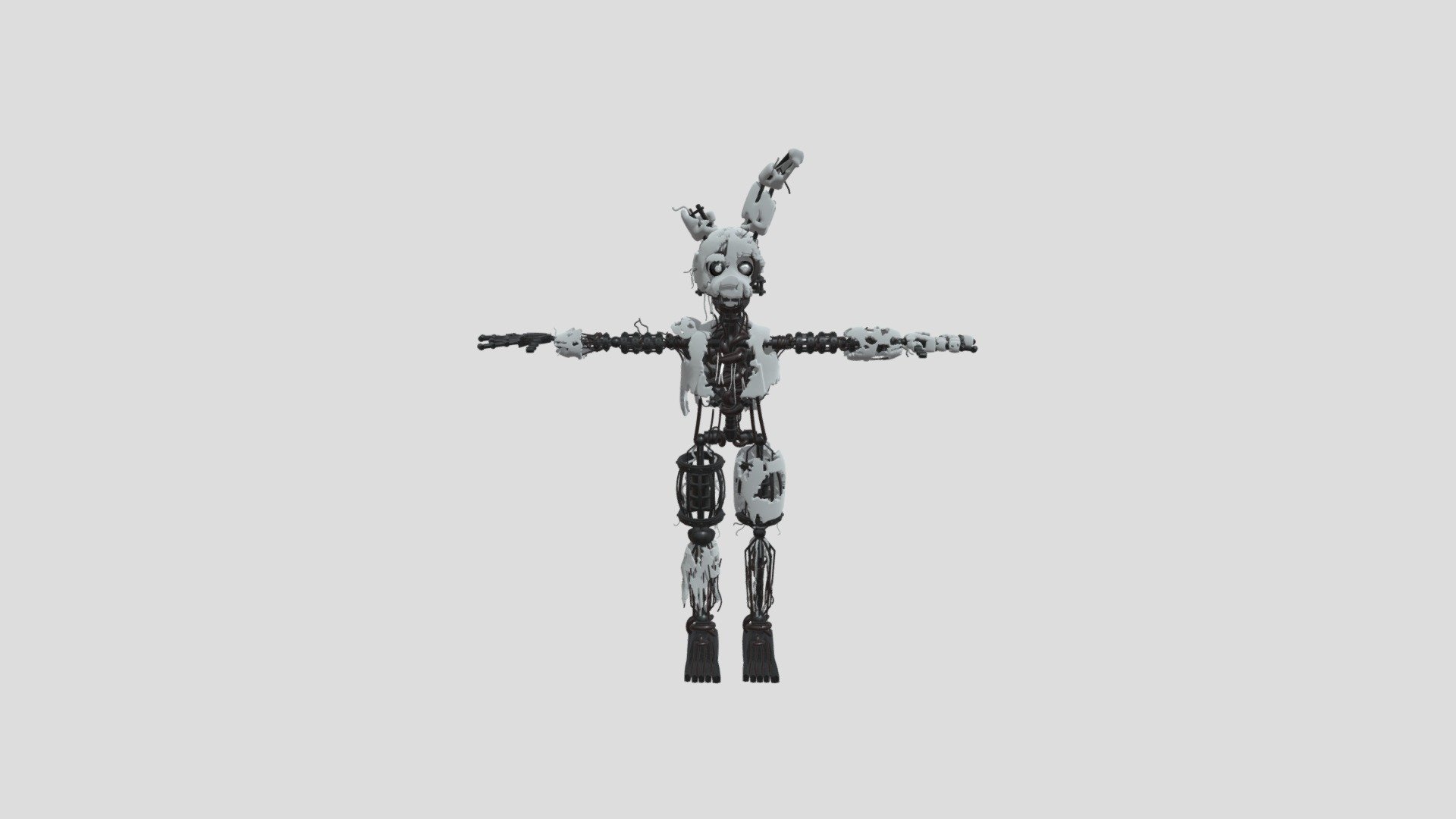 Ignited Springtrap - Download Free 3D model by Spring Atarisbonnie ...