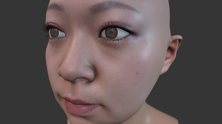 Face Photogrammetry with single camera 3D Model
