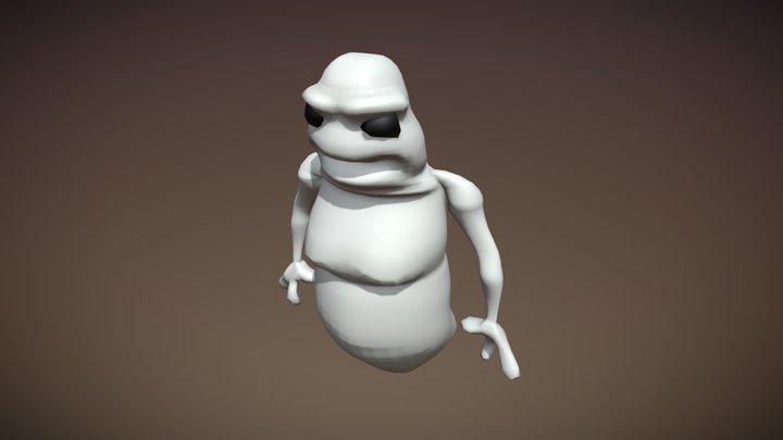 The Ghost of the Victorian Mansion 3D Model