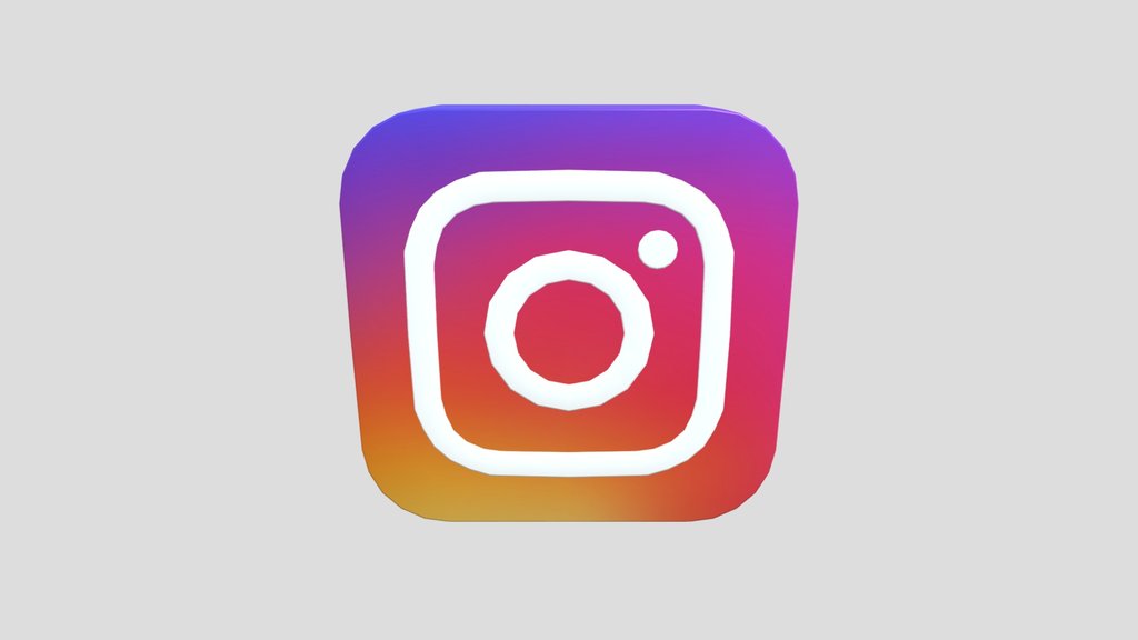 3d Logo Instagram