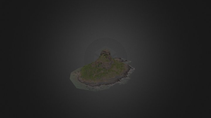 Chinaman's Hat 3D Model