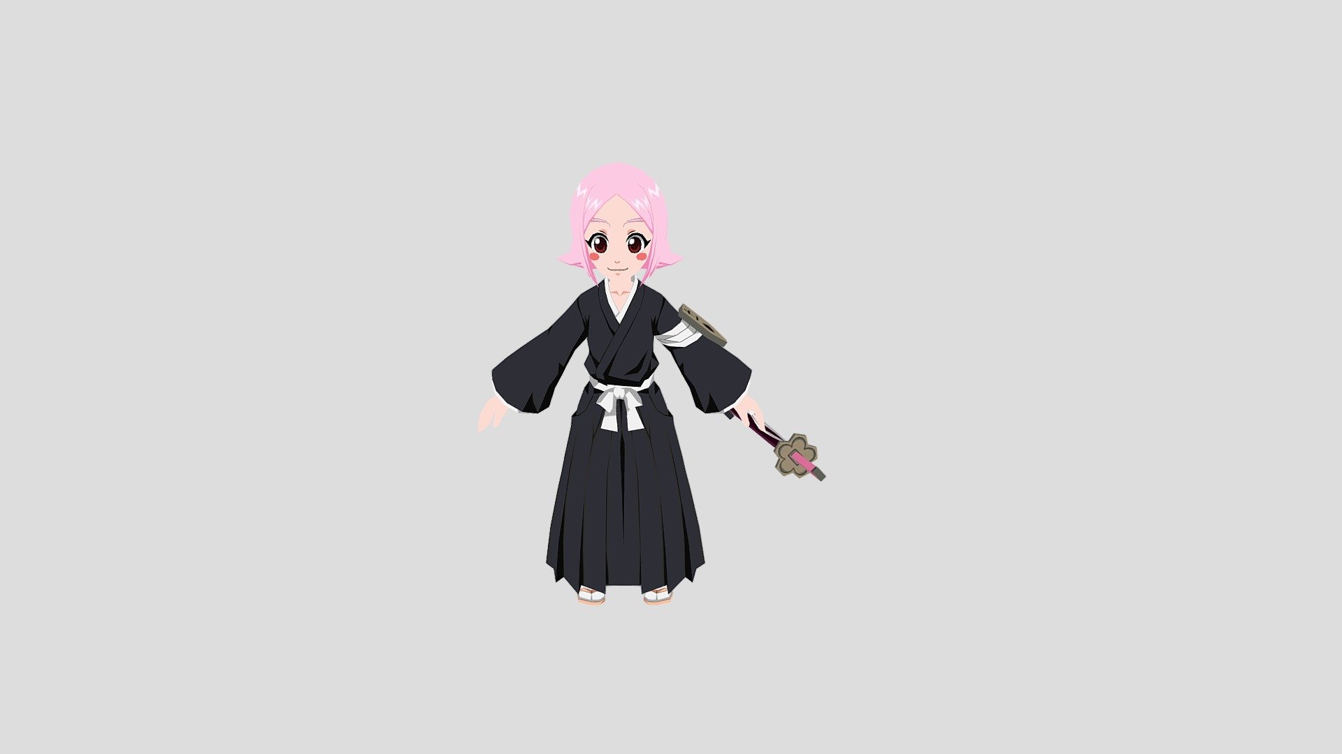 Yachiru Kusajishi - Download Free 3D model by Cyrone™ (@Cyrone