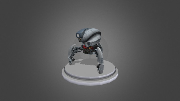 Turret Gameloft Art Concept Test 3D Model